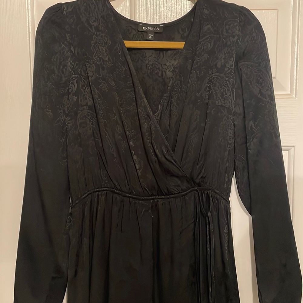 Like new, worn once! Black high-low dress.